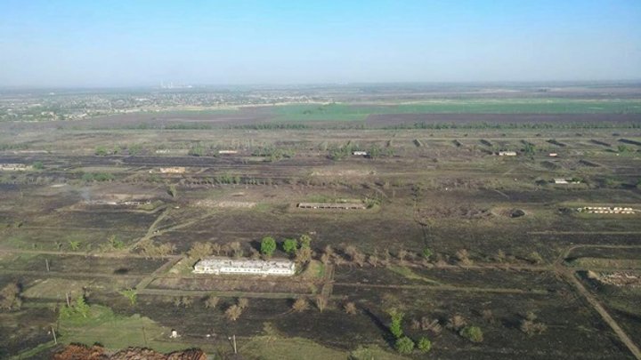Пожар в Балаклее окончательно потушили