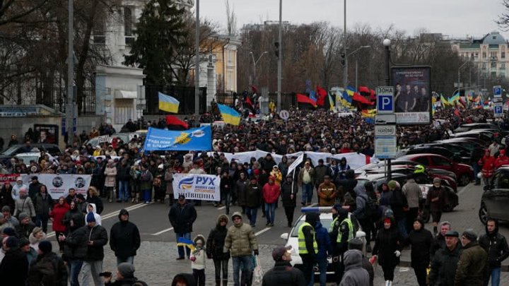 В полиции насчитали 2,5 тыс. участников марша сторонников Саакашвили