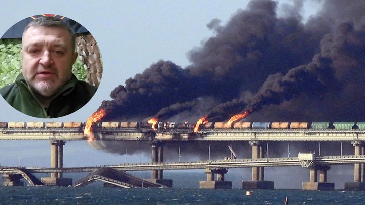"Бог не дурак, любит пятак": Братчук надеется еще на два удара по Крымскому мосту
