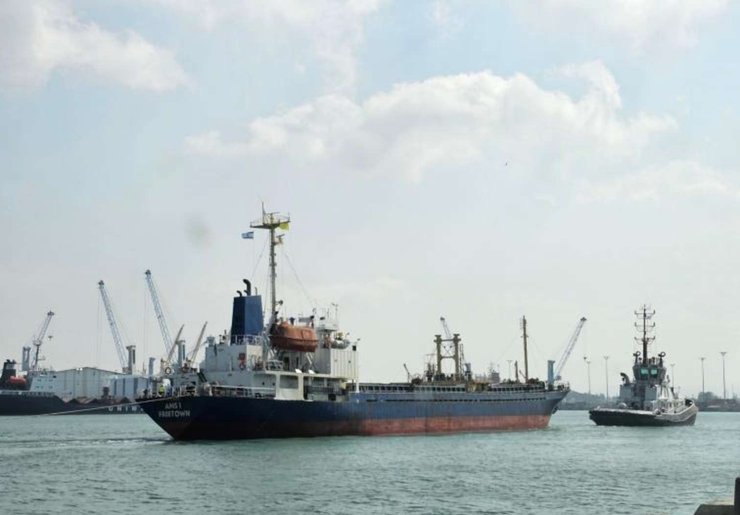 судно Ams1, прорыв блокады, блокада Черного моря, морская блокада, зерновой коридор, израильское судно