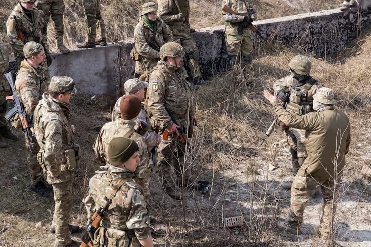 войска ТрО, батальон ТрО на полигоне