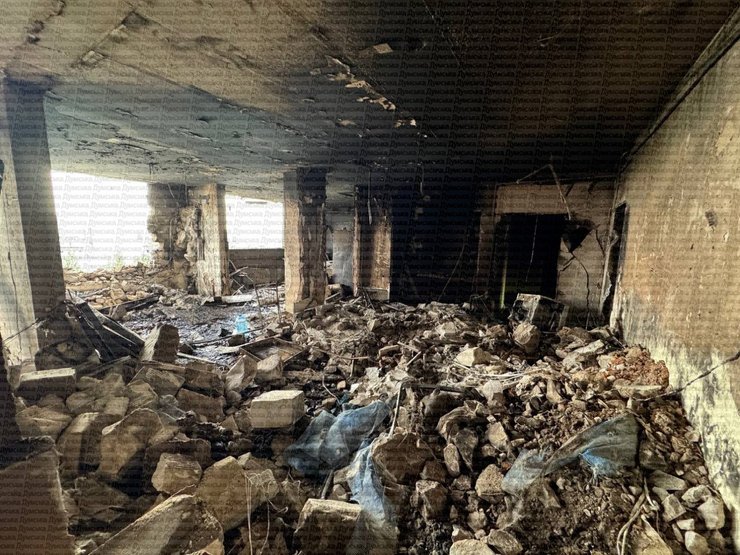 Зруйнована квартира у Одесі