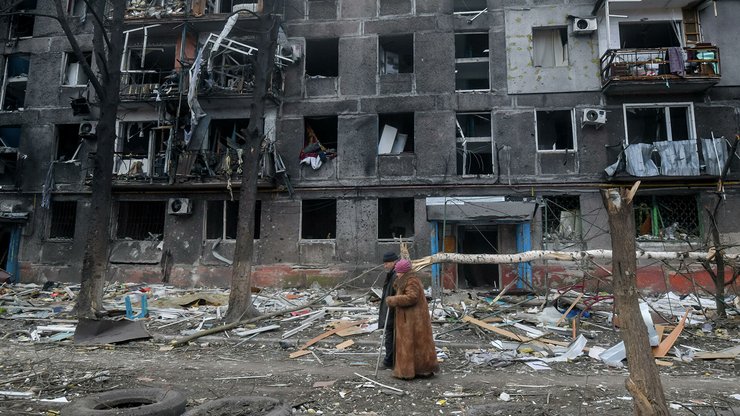 Маріуполь, обстріл маріуполя, руйнування в Маріуполі, війна в Маріуполі