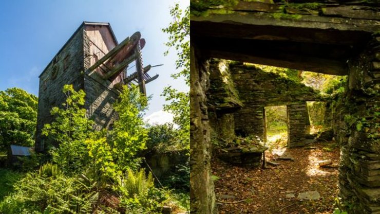 Покинуте село, село, руїни, селище, діти, туристи, шахта, сланцевий кар'єр