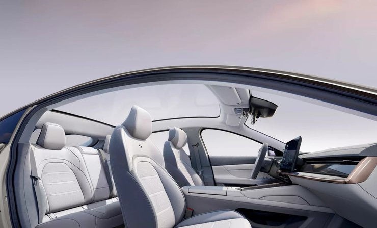 салон Dongfeng eπ007, новый Dongfeng eπ007, электромобиль Dongfeng, китайский электромобиль