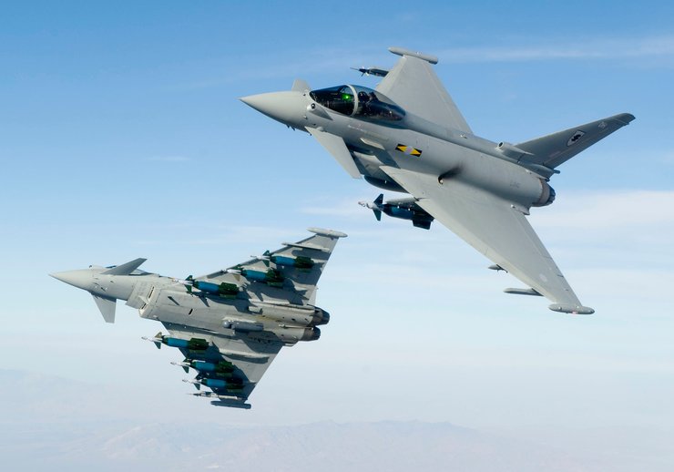 Истребители Eurofighter Typhoon