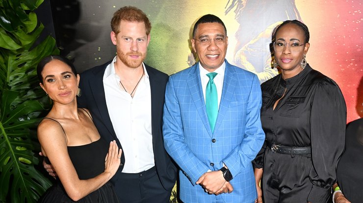 Меган Маркл и принц Гарри на Ямайке