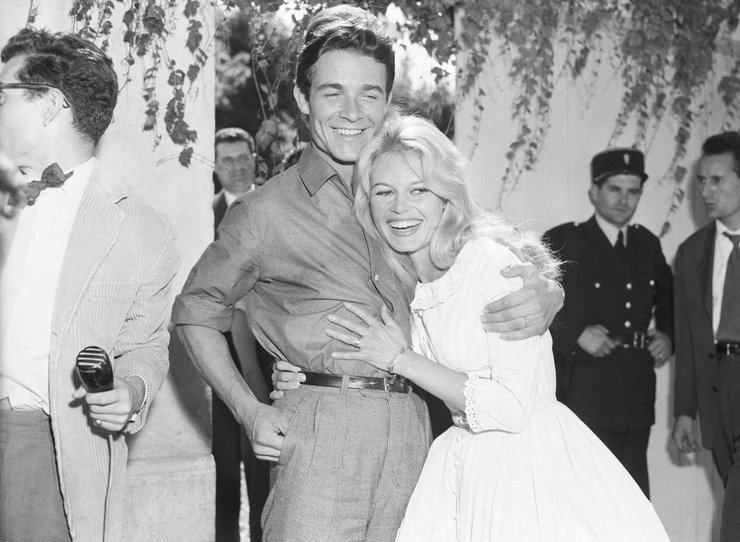 Бріжит Бардо з Жаком Шар'є