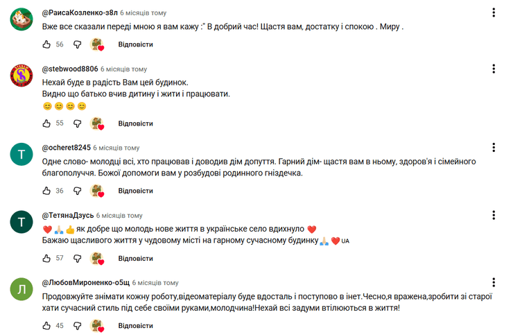 Коментарі глядачів