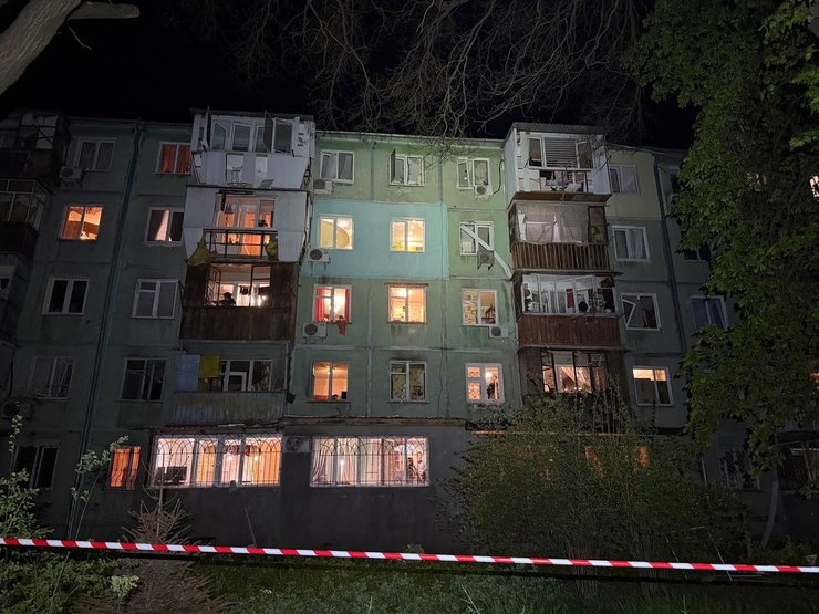 удари по Одесі, школа інтернат Одеса