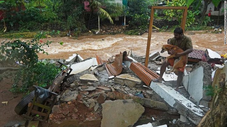 индия, керала, наводнение