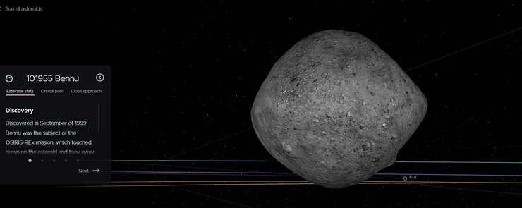 астероид Бенну