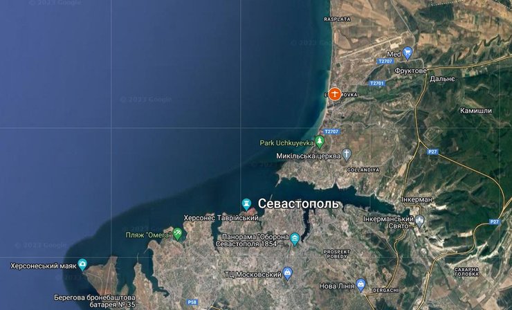 Пляж в Любимовке