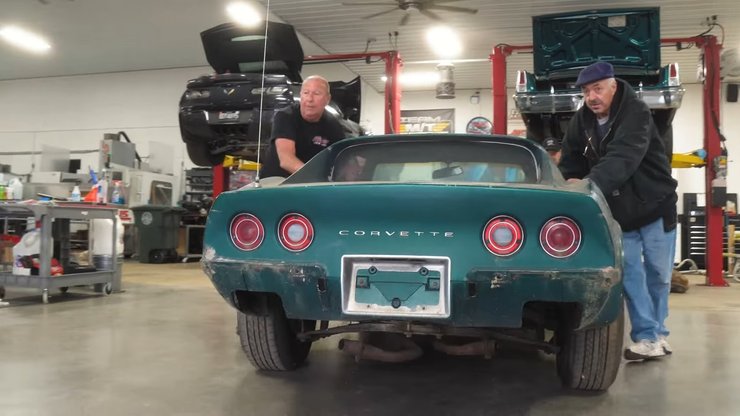 Chevrolet Corvette, Chevrolet Corvette 1971, Chevrolet Corvette LS6, заброшенные авто