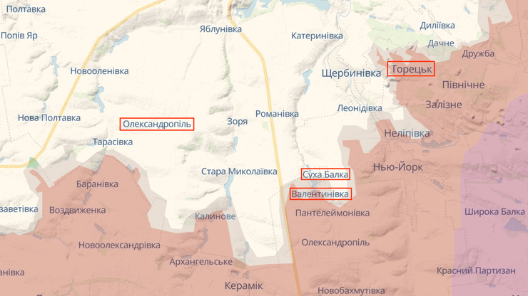 Оборона Торецка, Торецк, Торецкое направление, бои за Торецк, битва за Торецк, битва за Торецк