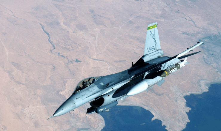 JDAM, F-16, истребитель