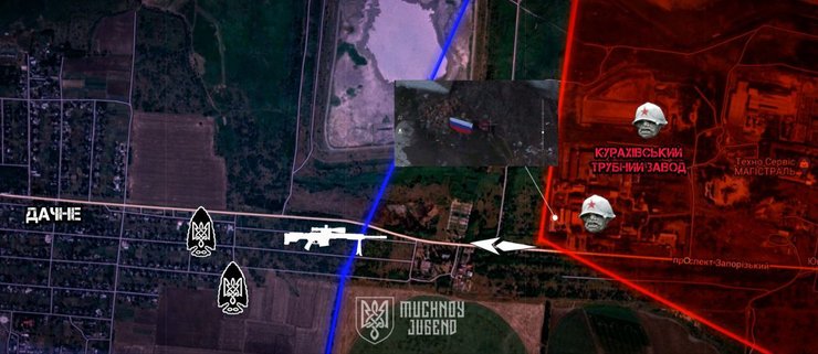 Оккупация Курахово, Курахово, Курахово оккупировали, Курахово захватили, Кураховское направление, карта боевых действий