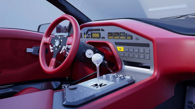 Салон Lamborghini Diablo