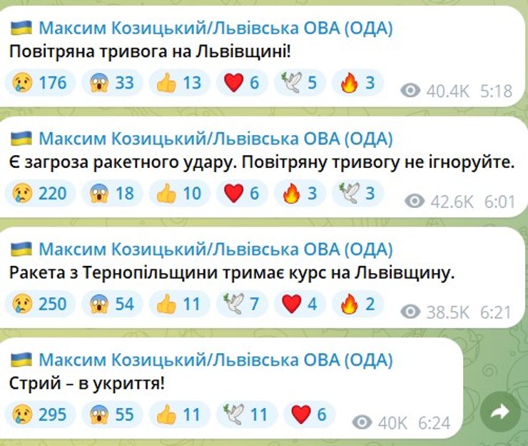 Удар РФ 28 листопада, 28 листопада, Львів, Стрий, Козицький