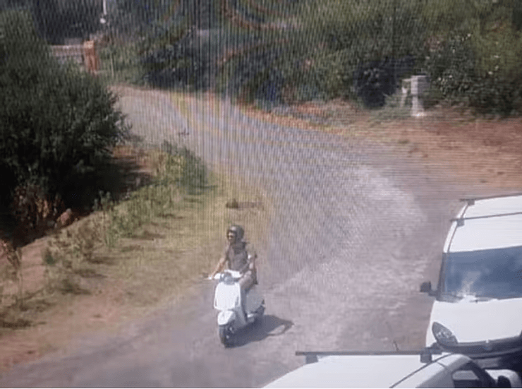 скутер, чоловік, помпеї