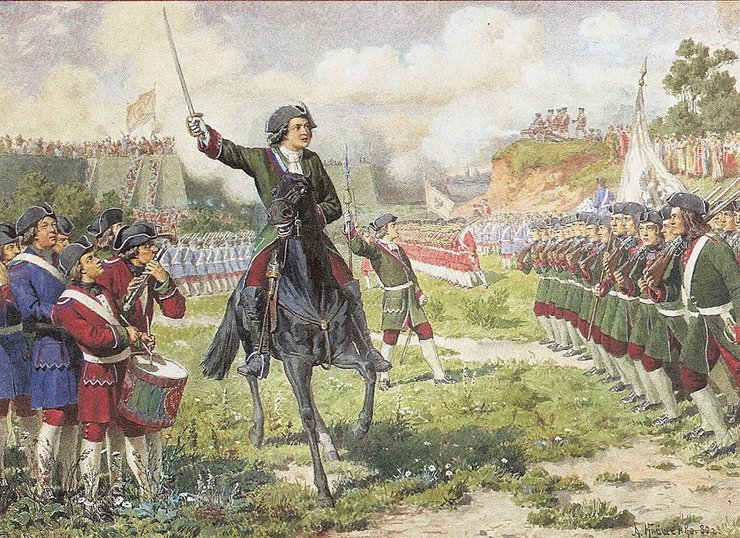 Петр Первый, российская история, русский царь, потешный полк, завоевания петра первого