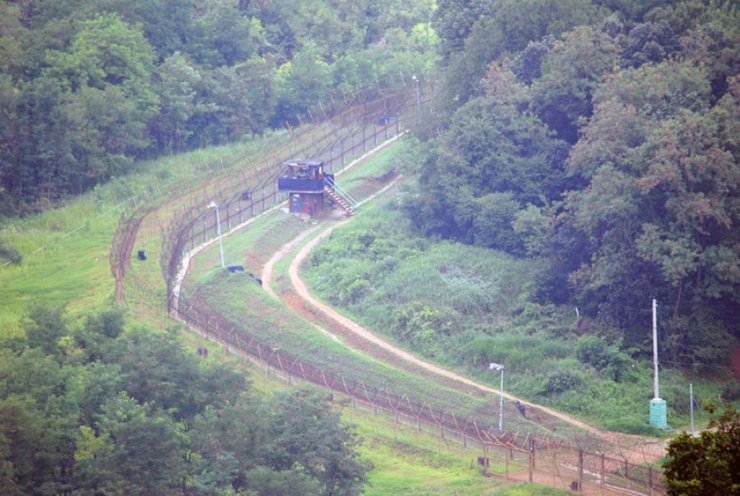 Граница между КНДР и Южной Кореей