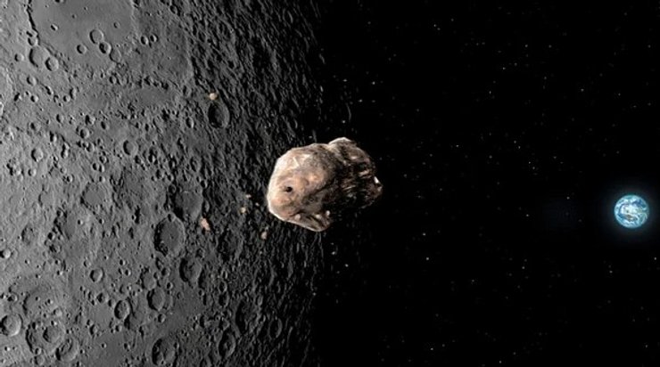 астероїд 2024 YR4 Місяць Земля