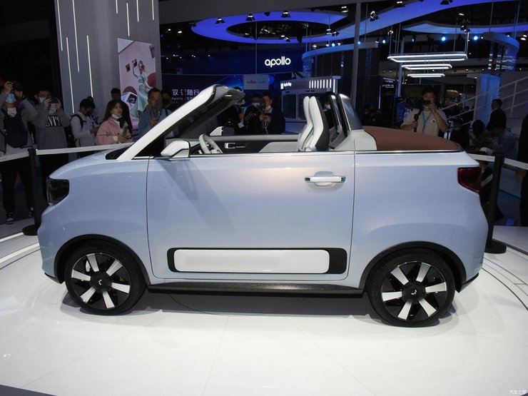 Wuling Hongguang Mini EV Cabrio, Wuling Hongguang Mini EV, Wuling Mini EV, электромобиль Wuling Mini EV