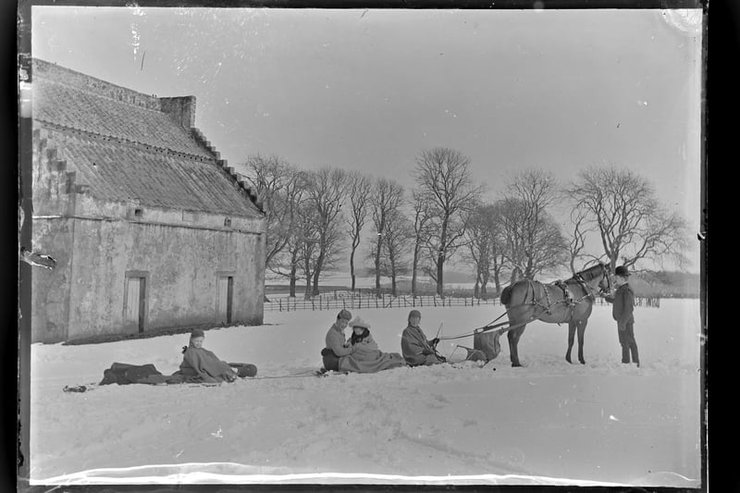 Зима у шотландському селі