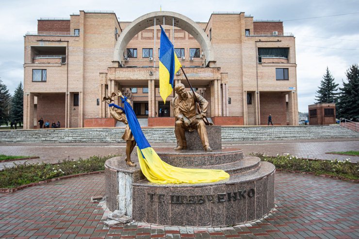 Балаклея после оккупации, Балаклея, оккупация Балаклеи, освобождение Балаклеи, тарас шевченко, памятник тарасу шевченко, тарас шевченко балаклея