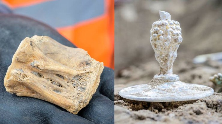 Другие артефакты, найденные на месте раскопок в Гааге