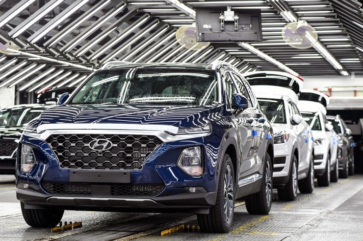 Завод корейской автомобильной компании Hyundai