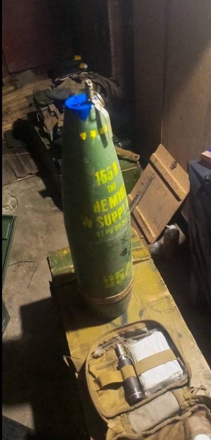 ЗСУ використали снаряд 155 мм замість міни