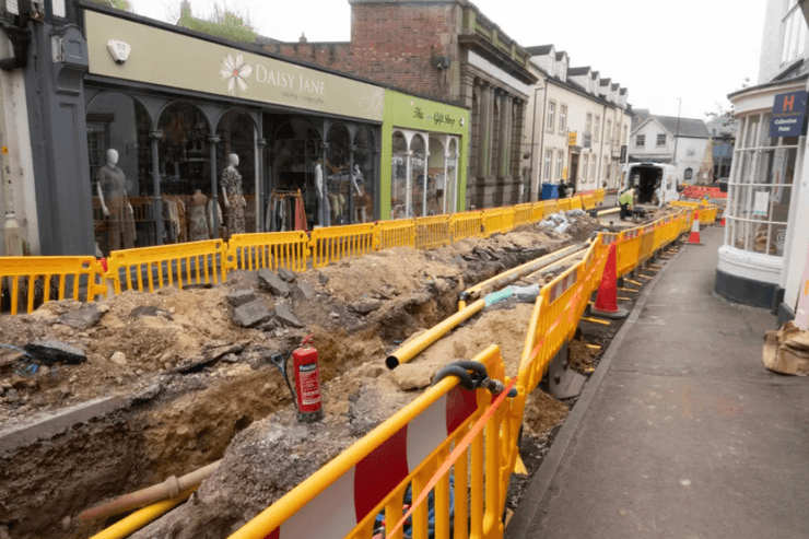 Нейлсворт, город оказался в изоляции, газ, дорожная служба