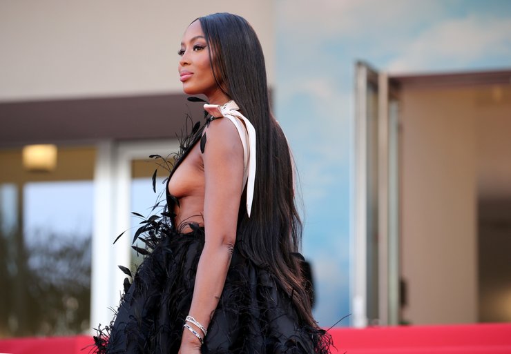 каннский кинофестиваль, канны 2022, голое платье, наоми кэмпбелл