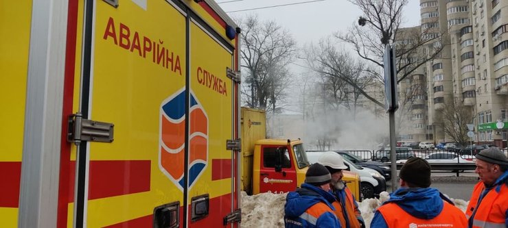 Киев, Шулявка, подземный переход, кипяток, трубопровод, авария