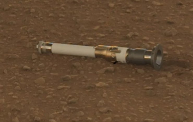 зразок породи, титанова трубка, Марс