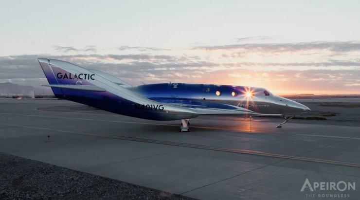 $850 000 за место: Virgin Galactic показала новый космический самолет для туристов