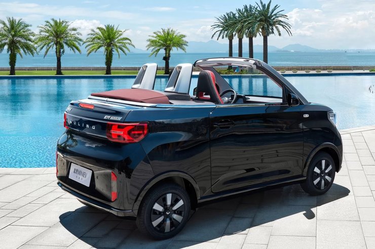 Wuling HongGuang Mini EV, Wuling Mini EV, електромобіль Wuling Mini EV, кабріолет Wuling Mini EV