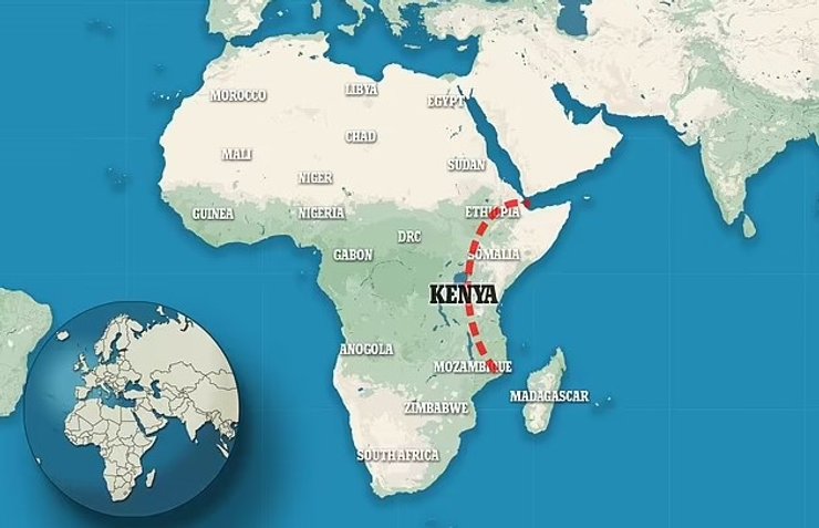 африка разлом