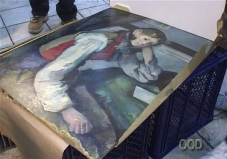 "Хлопчик в червоному жилеті", Поль Сезанн