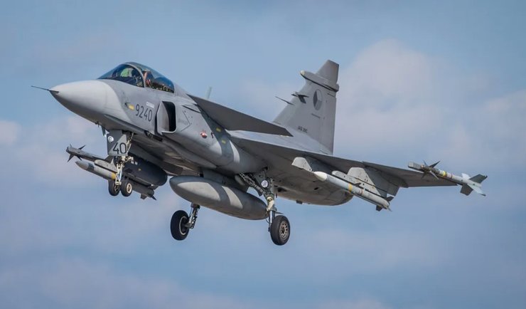 JAS 39 Gripen истребитель ВВС Чехии