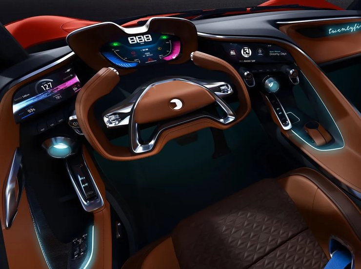 Электрокар Quantino twentyfive, Quantino twentyfive, жидкостные проточные аккумуляторы, nanoflowcell Quantino twentyfive