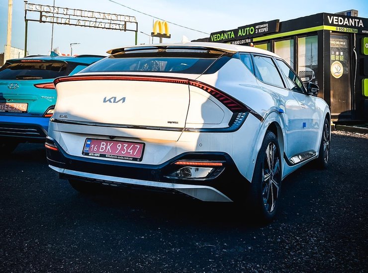 электромобиль Kia EV6, новый Kia EV6, Kia EV6, кроссовер Kia