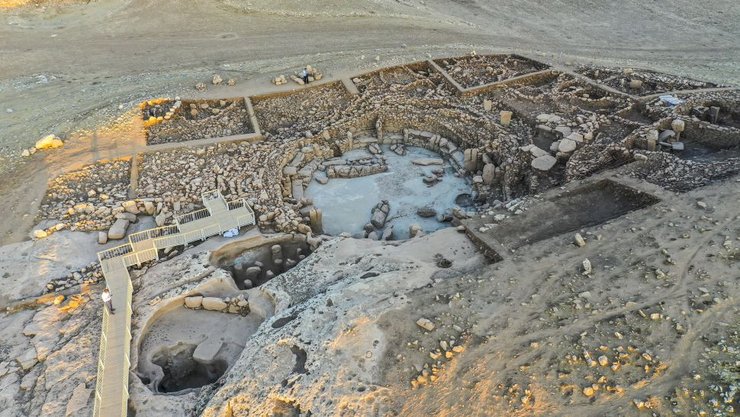 розкопки, вид зверху, фото