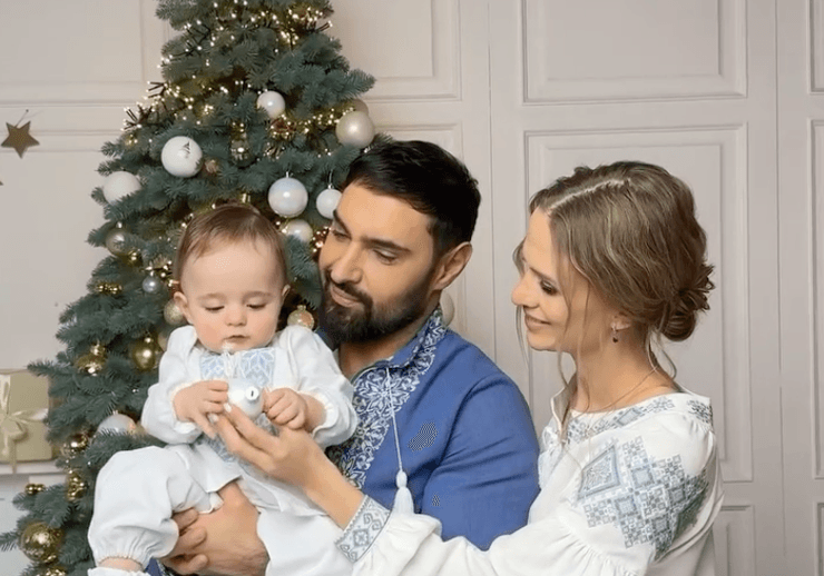 Виталий Козловский с семьей