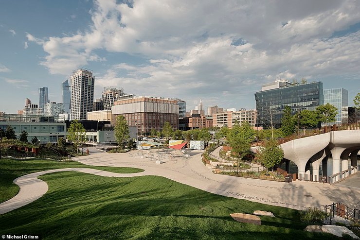 маленький остров, парк, нью-йорк