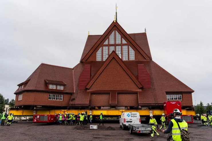 кіруна швеція церква церква переїзд