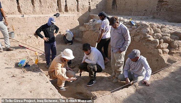 раскопки, мессопотамия, шумеры, храм, бог войны