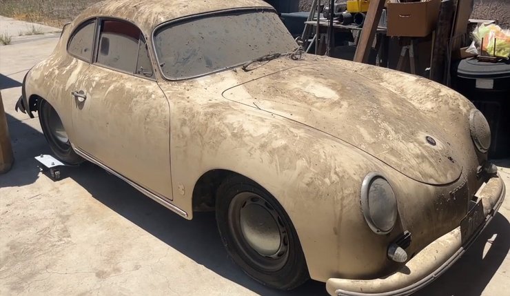 Porsche 356 1959, Porsche 356, Porsche 356 A, спорткар Porsche, заброшенные авто